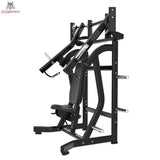 Titanium Strength Black Series IsoLaterale Schrägbank-Brustpresse Konvergent in Seitenansicht von hinten links
