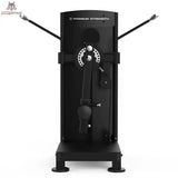Titanium Strength Black Series Multi Hip: Vorderansicht mit Verstellscheibe am Drehpunkt, in Schwarz