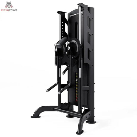 Titanium Strength Black Series Selectorisierte Multiflight – Seitliche Schrägansicht mit schwenkbaren Seilzugarmen