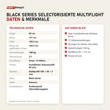 Technische Daten und Merkmale von Titanium Strength Black Series Selectorisierte Multiflight als Tabelle