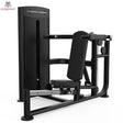 Titanium Strength Black Series Multipress 3 Funktionen: Schrägansicht mit Rückenlehne, Griffen und Fußstütze, in Schwarz