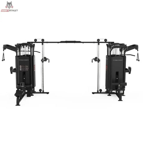 Titanium Strength Black Series Multistation 8 Stationen, Frontansicht auf weißem Hintergrund