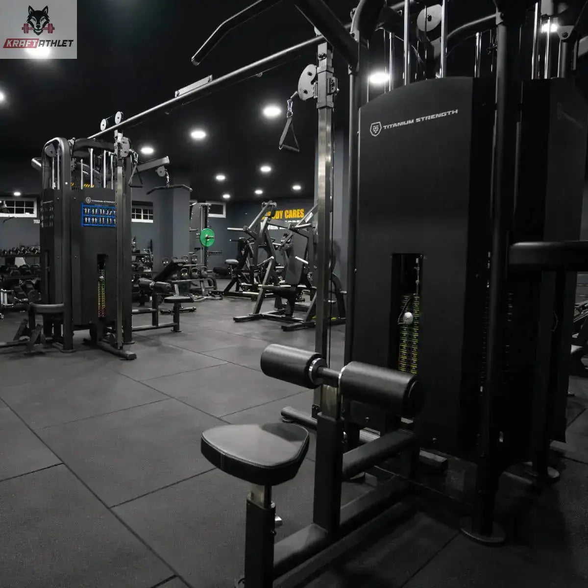 Titanium Strength Black Series Multistation 8 Stationen, im Studio aus einer anderen Perspektive