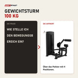 Frage und Antwort zu Titanium Strength Black Series Rückenstreckung: Wie stelle ich den Bewegungsbereich ein?