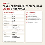 Technische Daten und Merkmale von Titanium Strength Black Series Rückenstreckung als Tabelle