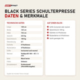 Technische Daten und Merkmale von Titanium Strength Black Series Schulterpresse als Tabelle