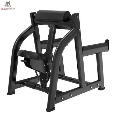 Titanium Strength Black Series Scott-Bank Preacher in Schrägansicht von hinten links mit Sitzpolster und Stangenablage
