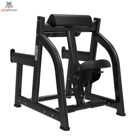 Titanium Strength Black Series Scott-Bank Preacher in Schrägansicht von hinten rechts mit Sitz und Armauflage