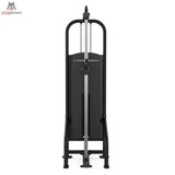 Titanium Strength Black Series Seilzugstation in Frontansicht mit Gewichtsblockverkleidung