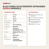 Technische Daten und Merkmale von Titanium Strength Black Series Selectorisierte Seitenheben als Tabelle