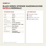 Technische Daten und Merkmale von Titanium Strength Black Series Sitzende Wadenmaschine als Tabelle