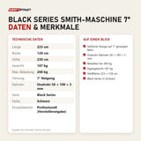 Technische Daten und Merkmale von Titanium Strength Black Series Smith-Maschine 7° als Tabelle