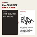 Frage und Antwort zu Titanium Strength Black Series Squat Lunge Maschine: Welche Übungen sind möglich?