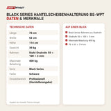 Technische Daten und Merkmale von Titanium Strength Black Series Hantelscheibenhalterung BS-WPT als Tabelle
