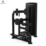 Titanium Strength Black Series Torso Rotation: Schrägansicht von links mit Drehplattform, in Schwarz