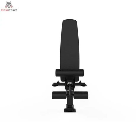 Titanium Strength Black Series Verstellbare FID Multifunktionsbank, Frontansicht mit aufrechter Rückenlehne