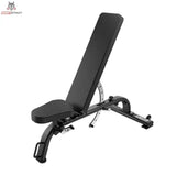 Titanium Strength Black Series Verstellbare Multifunktionsbank, Seitenansicht mit aufrechter Lehne