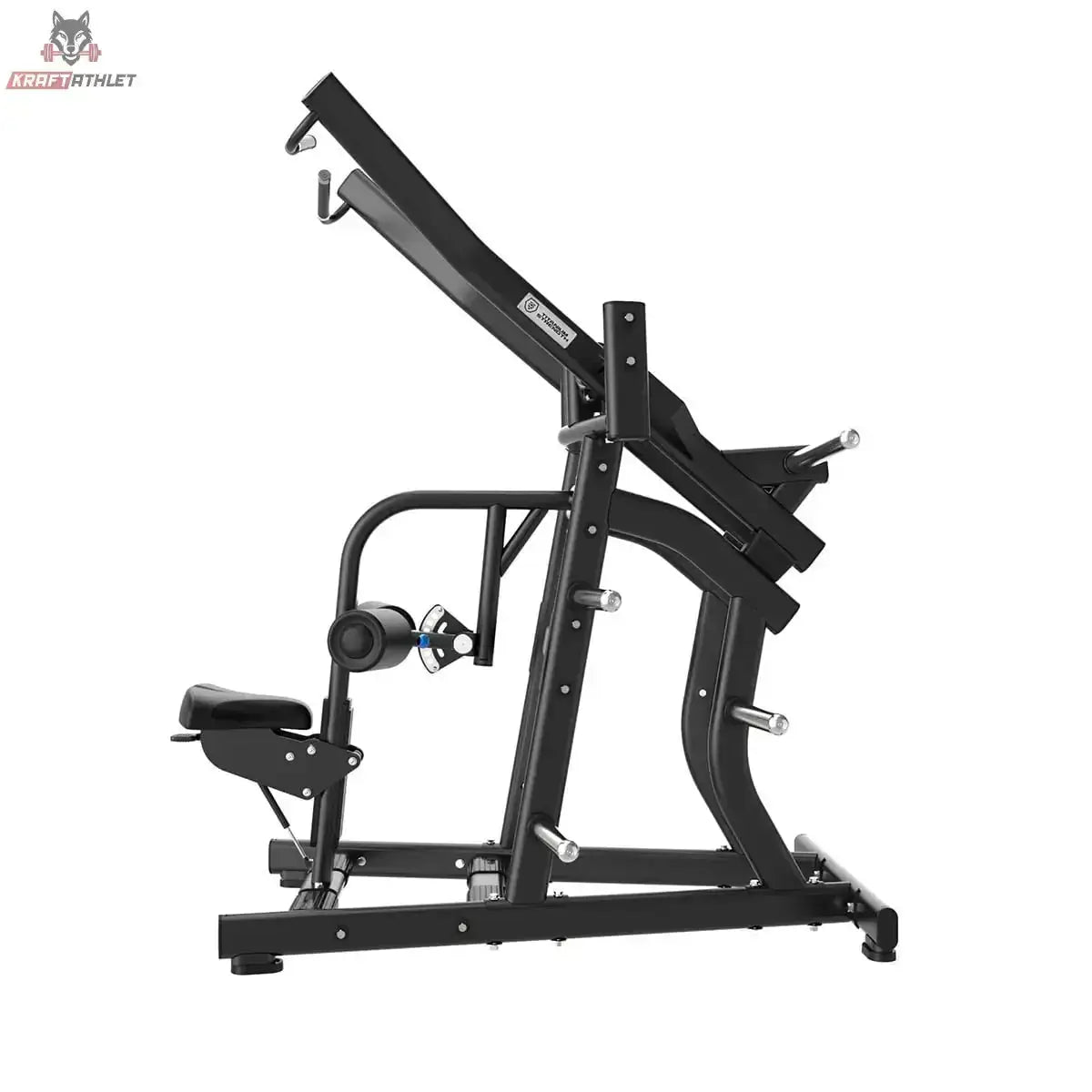 Titanium Strength Black Series Wide IsoLateral Lat Pulldown in Seitenansicht mit Hebelarm
