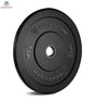 Titanium Strength BP10 Bumper Plate 10 kg schwarz, Variante 5 kg in Frontansicht