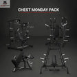 Titanium Strength Chest Monday Pack, Übersicht der Plate-Loaded-Geräte für das Brusttraining