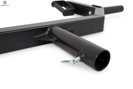 Titanium Strength CJ15 Clean and Jerk Handle, Detail der Hülse mit Sicherungsstift und Griffrohr