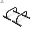 Titanium Strength CPB Parallel-Bars in Schwarz, Schrägansicht beider niedrigen Barren nebeneinander