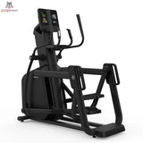 Titanium Strength CT1100T Crosstrainer Pro Series in Schwarz, Seitenansicht mit Armhebeln und Pedalen