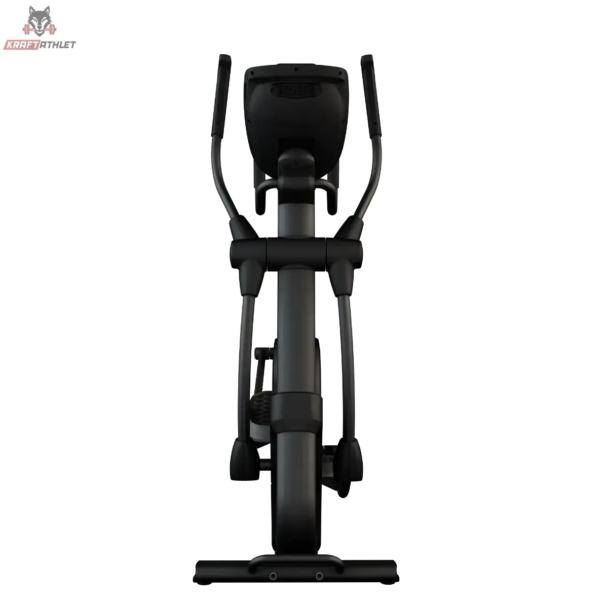 Titanium Strength CT2000 Crosstrainer Pro Series in Frontansicht mit Konsole und beweglichen Armen