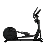 Titanium Strength CT2000 Crosstrainer Pro Series in Seitenansicht mit Schwungradverkleidung und Pedalen