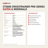 Technische Daten und Merkmale von Titanium Strength CT2000 Crosstrainer Pro Series als Tabelle