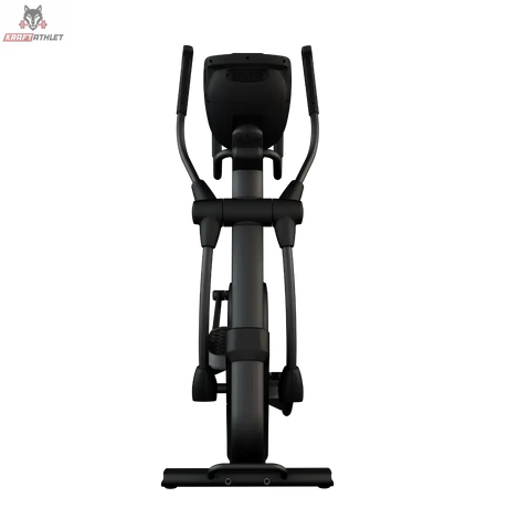 Titanium Strength CT2000T Crosstrainer mit Touchscreen in Schwarz, Rückansicht mit schmaler Silhouette