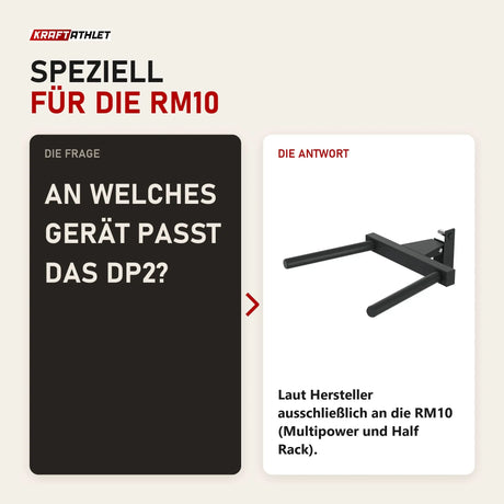 Frage und Antwort zu Titanium Strength DP2 Dip Handle: An welches Gerät passt das DP2?