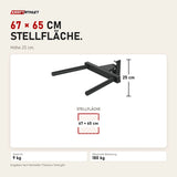 Maßbild Titanium Strength DP4 Dip Handle Attachment X Line: Stellfläche 67 × 65 cm, Höhe 25 cm