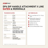 Technische Daten und Merkmale von Titanium Strength DP4 Dip Handle Attachment X Line als Tabelle
