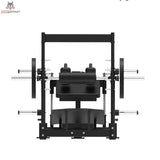 Titanium Strength Elite Series 3D Smith Hip Thrust – Frontansicht mit Hüftpolster und Scheibenaufnahmen