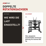 Frage und Antwort zu Titanium Strength Elite Series Abdominal Crunch: Wie wird die Last eingestellt?