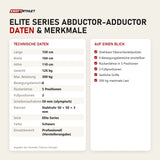 Technische Daten und Merkmale von Titanium Strength Elite Series Abductor-Adductor als Tabelle