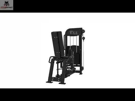 Titanium Strength Elite Series Abduktor-Adduktor Pro – Kleine Gesamtansicht mit Gewichtsturm auf weißem Hintergrund