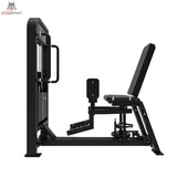 Titanium Strength Elite Series Abduktor-Adduktor Pro – Seitenansicht mit Sitz, Beinpolstern und Haltegriff