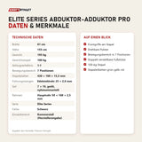 Technische Daten und Merkmale von Titanium Strength Elite Series Abduktor-Adduktor Pro als Tabelle