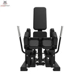 Titanium Strength Elite Series Abduktorenmaschine Plate-Loaded in Frontansicht mit Sitz, Rückenpolster und seitlichen Griffen