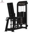 Titanium Strength Elite Series Abduktorenmaschine – Schrägansicht mit Rückenlehne, Außenpolstern und Gewichtsturm
