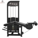 Titanium Strength Elite Series Beinbeuger liegend – Seitenansicht mit Liegepolster, Hebelarm und Beinrolle