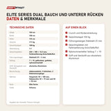 Technische Daten und Merkmale von Titanium Strength Elite Series Dual Bauch und unterer Rücken als Tabelle