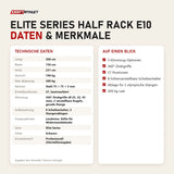 Technische Daten und Merkmale von Titanium Strength Elite Series Half Rack E10 als Tabelle