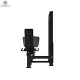 Titanium Strength Elite Series Horizontale Beinpresse, Rückansicht mit Sitz und Rahmen