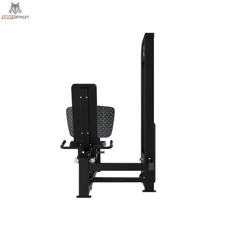 Titanium Strength Elite Series Horizontale Beinpresse, Rückansicht mit Sitz und Rahmen