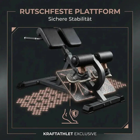 Titanium Strength Elite Series Hyperextension Bank Römischer Stuhl, Plattform Grafik Stabilität