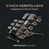 Titanium Strength Elite Series Hyperextension Bank Römischer Stuhl, Marketing Grafik Kraft