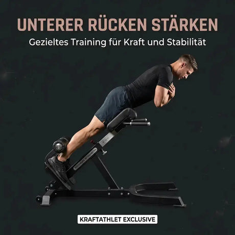 Titanium Strength Elite Series Hyperextension Bank Römischer Stuhl, Training Übungsbild